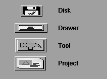  Figure 14-1: Basic Workbench Icon Types 