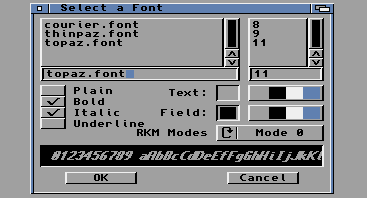  Figure 16-2: The ASL Font Requester 